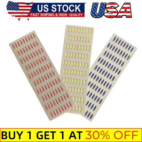 Portable Diamond Sharpening Stone Hone Set Backing Whetstone Block Kitchen Knife