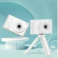 thumbnail image 1 of Portable Digital Camera with 2.4 Inch Screen,1080P 40MP Digital Zoom Point and Shoot Camera with Front and Rear Lens, Compact Selfie Vlogging Camera with Tripod for Teens, Kids, Adults (White), 1 of 9