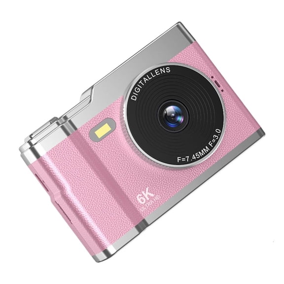 Portable Digital Camera 6400W Pixel Front and Rear Double Cameras Support Multiple Photoshoots for Everyday Photography