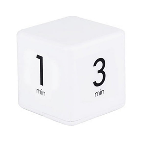 Portable Digital Cube Timer with Countdown Alarm - 1-3-5-10 Minutes Flip Timing, Digital Display for Study, Cooking, Gaming, Office Time Management