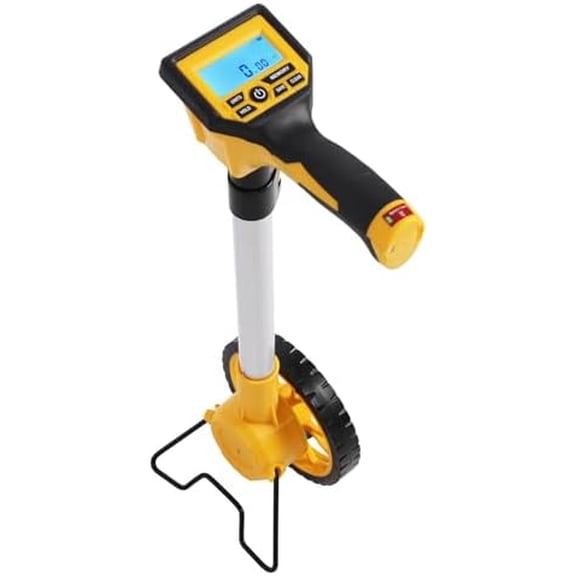 Portable Digital Display Measuring Wheel with Switchable FT/IN/M/CM Units, Multifunction Accurate Rolling Distance Measurer for Indoor Outdoor Projects Construction Landscaping DIY Improvement$$Tools