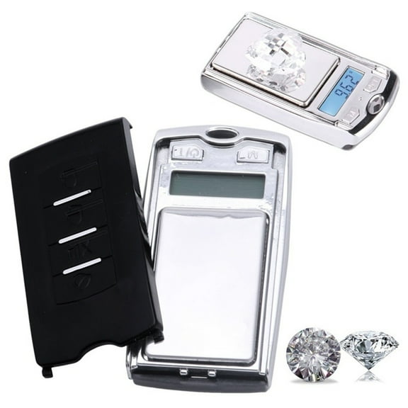 Portable Digital Milligram Scale with High Precision, 200g/100g 0.01g Mini Jewelry Scale for Car Key, Powder, Tare Function, Micro Scale for Jewelry Weighing