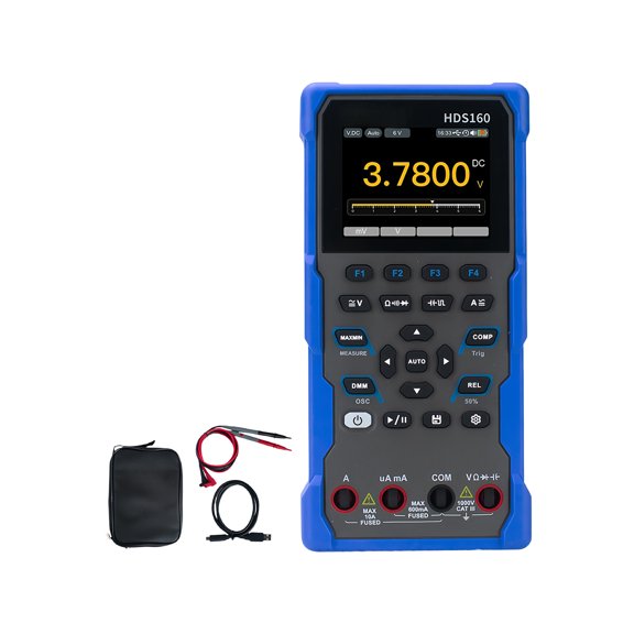 Portable Digital Multimeter Oscilloscope 2.8-Inch IPS Screen, Charging Cable, Field Troubleshooting Meter Tool