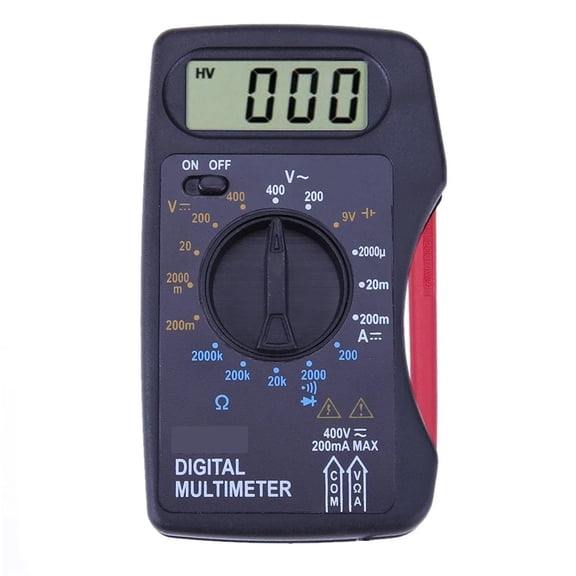 Portable Digital Multimeter Ultra Thin Multifunctional Capacitance Meter High-precision Auto Range For Electrician Supplies ,Battery Test