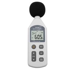 Portable Digital Sound Level Meter 30 130dB with LCD Backlit Decibels Meter for Home Factory and Office Use