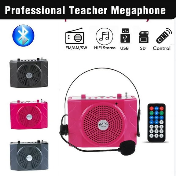 Portable Digital Wired Voice Amplifier MP3 Player Speaker Teaching Promoter Tour Guide Holding Mini Sound Outdoor Loudspeaker