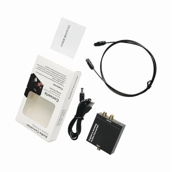 Portable Digital to Analog Adapter Converter for TV And Gaming Consoles