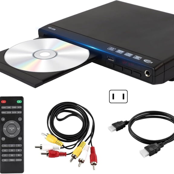 Portable Disc Player Supports USB MP3 Playback And Multiple Video Format Great For Home Theater Viewing Experience