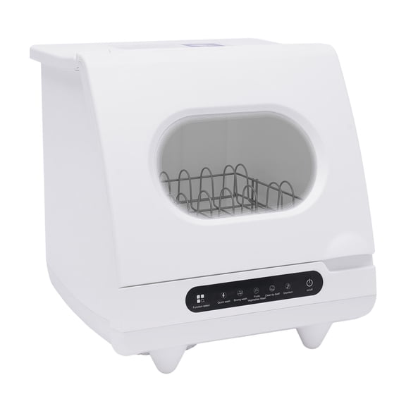 Portable Dishwasher Countertop  110V US Plug, 12 Spray Jets, 360 Wash, Ozone Sterilization, 5L Water, for Home Apartment Dorm, Compact Tabletop Dishwasher