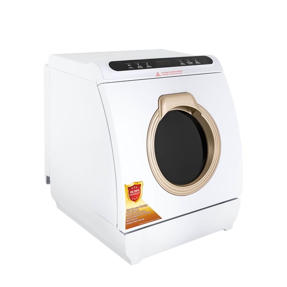 Portable Dishwasher Countertop Dishwasher Air-dry Dishwasher with 7L Built-in Water Tank Deep 360 Dual Spray Cleaning Machine Mini Dishwasher for Apartments& RVs