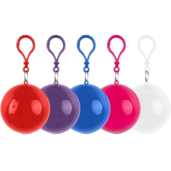 Portable Disposable Emergency Raincoats Waterproof Rain Poncho in A Ball for Traveling Camping Outdoor