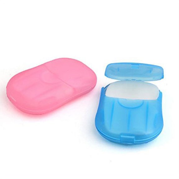 Portable Disposable Travel Hiking Washing Hand Bath Toiletry Paper Soap Sheets