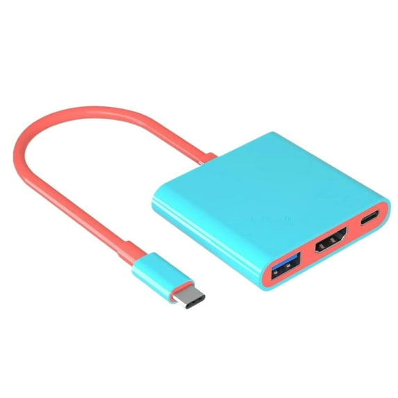 Portable Docking Station, 4K HDMI & PD3.0 Fast Charge, Multi-Port Hub, for Console & Mobile Gaming