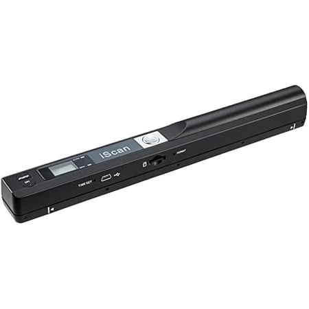 Portable Document Scanner, 900DPI Handheld Wand Scanner for A4 Documents Photos Books, JPEG/PDF Format with LCD Screen for Business Mobile Office