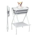 thumbnail image 1 of Dog Bath Tub and Dog Washing Station, Collapsible Elevated Pet Tub for Bathing, Showering, Grooming, Pet Bathing Basin for Small to Medium Dogs, Cats and Other Pets (Built-in Drainage System), 1 of 7