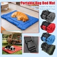 thumbnail image 1 of Portable Dog Bed, Foldable Waterproof Pet Mat with Carry Strap, Washable Non-Slip Crate Pad for Travel Camping Home Army Green, 1 of 8