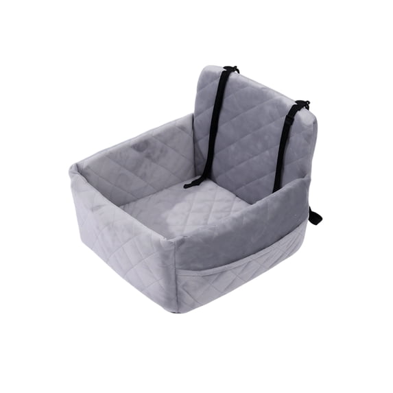 Portable Dog Car Seat for Small Dogs Cozy Travel Booster Seat with Secure Straps for Safe Car Rides, Comfortable Pet Travel Carrier for Road Trips