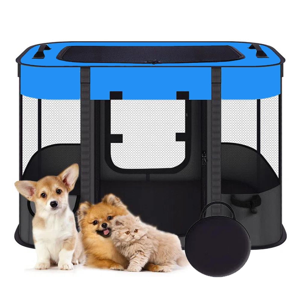 Portable Dog Playpen Foldable Pet Playpen Cat Playpen Exercise Kennel