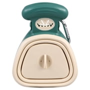 Portable Dog Pooper Scooper with Waste Bag Dispenser, One-Hand Operation, Lightweight Pet Waste Pickup Tool, Leak-Resistant and Easy to Clean