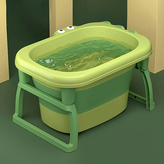 [Portable Dog Tub] Portable Foldable 1pc Dog Bath Tub, PP Material | Quick-Draining Pet Shower Basin, Space-Saving & Easy to Carry - Ideal for Home & Travel Grooming for Dogs