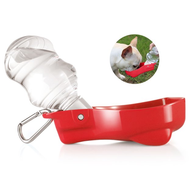Portable Dog Water Bottle Dispenser 7oz Pet Travel Water Bottle for