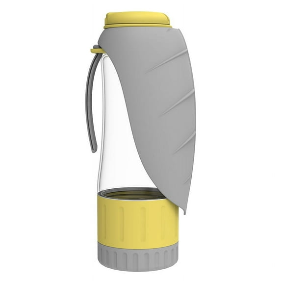 Portable Dog Water Bottle Food Container 2 In 1 Leakproof Pet Drinking Dispenser Feeder Cup for Outdoor Walking Hiking (2)
