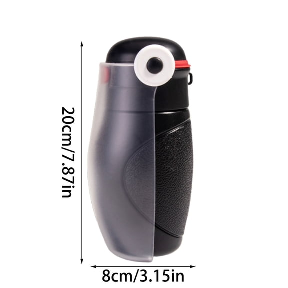 Portable Dog Water Bottle, Travel Water Dispenser, Small Shockproof Pet Hydration Bottle with Push-Button for Outdoor Walking, Durable Leak-Proof Design, Easy to Carry and Clean