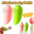 thumbnail image 1 of Portable Dog Water Bottle, with Foldable Leaf Bowl, Leak Proof Travel Pet Water Dispenser for Dogs and Cats Walking Hiking Camping _ Green, 1 of 6