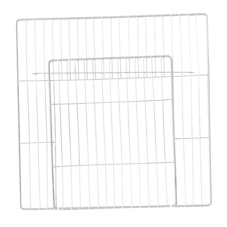Portable Door, Cage DIY Iron Panel Supplies, Wire Fence Expandable, Iron for Enclosure Turtle Hamster Puppy Small Animals White Dense Grid