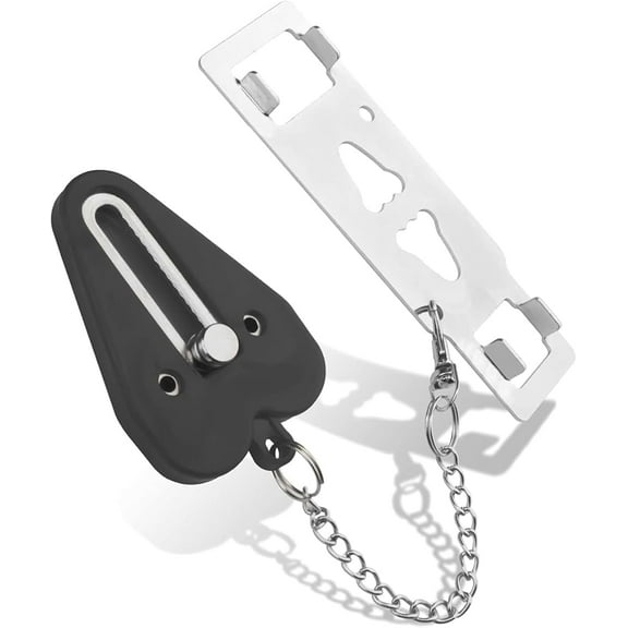 Portable Door Lock 1 Pack,Door Security Devices for Traveling Hotel Home Apartment College House(1 Pack)