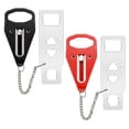 thumbnail image 1 of Portable Door Lock 2Pack Extra Lock for Additional Privacy and Safety in Home,Hotel and Apartment,Prevent Unauthorized Entry,Protect Family Security in Traveling,Home,Bedroom,Hotel,Apartment, 1 of 7