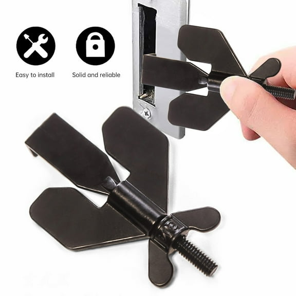 Portable Door Lock, Door Lock, Home Security Door Locker Travel Lockdown Locks for Additional Safety and Privacy Protion, Door Lock Security Devices, for Home Hotel School Apartment