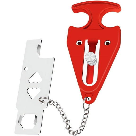 Portable Door Lock for Hotel Home Apartment, Door Blocker Security No Drill Door Lock for Privacy and Safety Portable Safety Locks for Kid Women