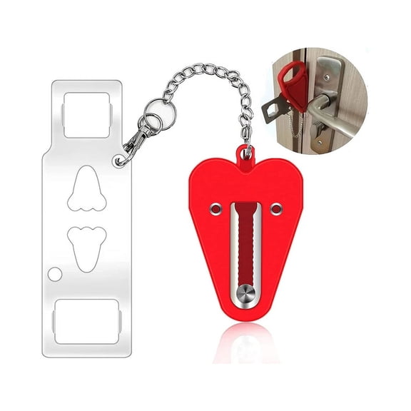 Portable Door Lock for Travel Travel Door Lock College Dorm Lock Hotel Room Security Devices Portable style