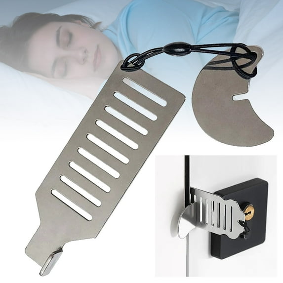 Portable Door Stopper - Heavy Duty Door Stop for Home Travel Apartment Hotel Use - Ideal Solution for Door