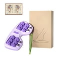 thumbnail image 1 of Portable Double Foot Massage Roller for Plantar Fasciitis Relief,Foot Massage Roller with Acupressure Therapy,Pain Relief, Stress Relief & Improved Circulation, Reflexology Tool for Home & Office Use, 1 of 3