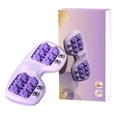 thumbnail image 1 of Portable Double Foot Massage Roller Three Massage Techniques For Re Lieve P Ain From Plantar Fasciitis Tight Muscles & Feet And Improved Circulation Portable Tool,B-Purple, 1 of 5