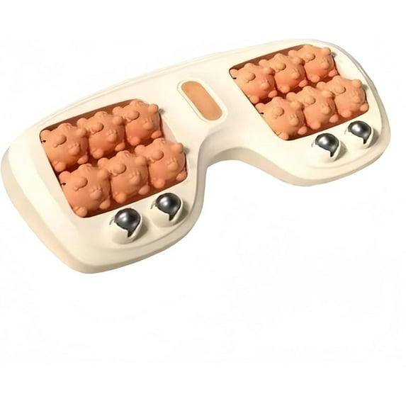 Portable Double Foot Massage Roller, Three Massage Techniques for Relieve Pain from Plantar Fasciitis, Tight Muscles & Sore Feet