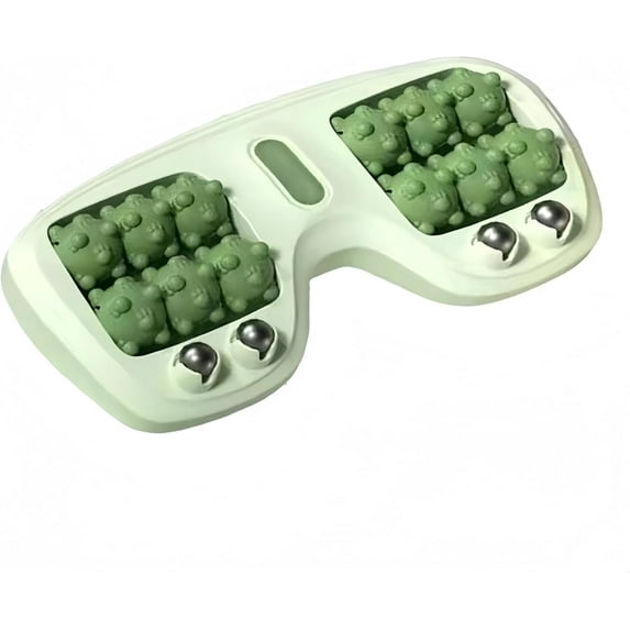 Portable Double Foot Massage Roller, Three Massage Techniques for Relieve Pain from Plantar Fasciitis, Tight Muscles & Sore Feet