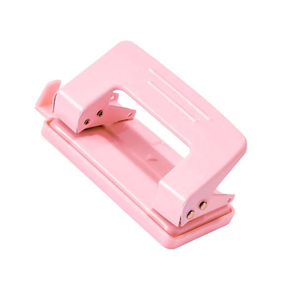 Portable Double Holes Puncher Punching Machine Paper Puncher Desktop Hole Punching for Organizing Files and Reports