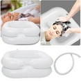 thumbnail image 1 of Portable Double Layer Inflatable Hair Wash Basin for Home Care Indoor Outdoor Use Convenient Shampoo, 1 of 7