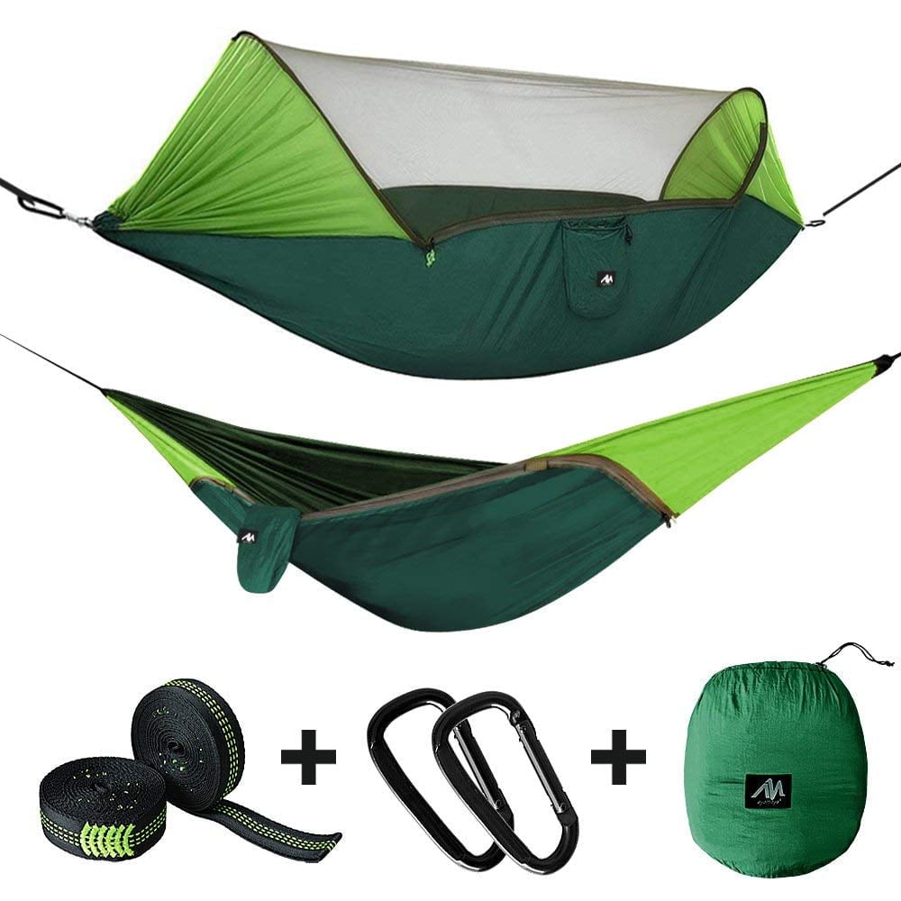 Portable Double Person Camping Hammock Tent Strength Sleeping Hanging