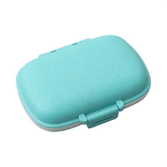 Portable Double Sealed Dispenser Storage Box With 8 Cells For Pills And Small Items