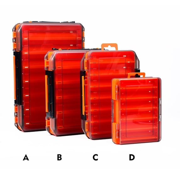 Portable Double Sided Tackle Box for Easy Fishing Lure and Accessory Storage