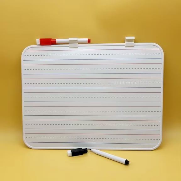 Portable Double-Sided Whiteboard with Grids and Plain Surface - Perfect for Office, Teaching, and Note-Taking