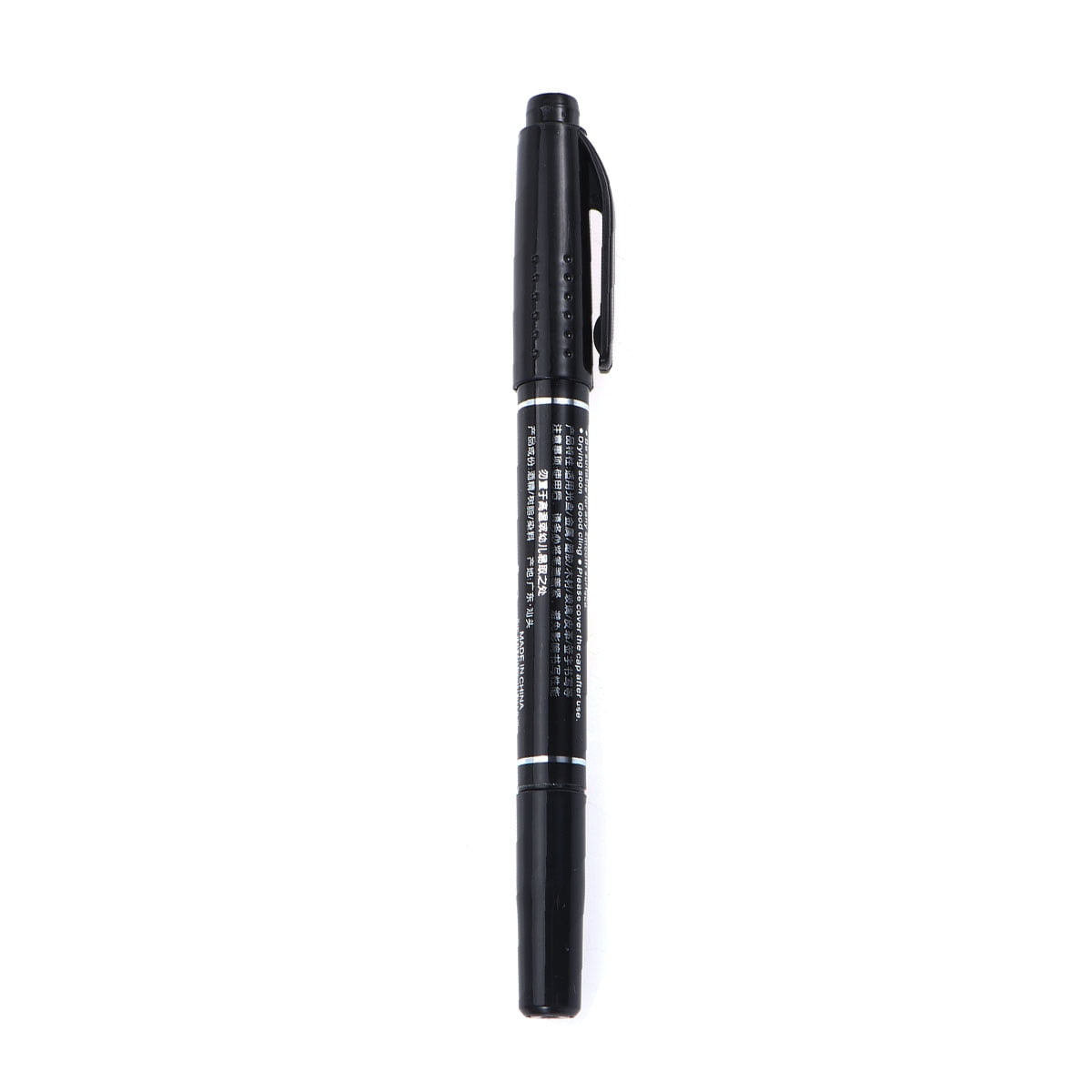 Portable Double-ended Marking Pen Marker with Black Ink & Plastic Clip -  Walmart.com