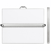 Portable Drafting Board, Professional Architecture Drafting Board, Tabletop Drawing Board with Ruler & Parallel Bar, Drafting Tools for Architects, Artists, Engineers, and Designers