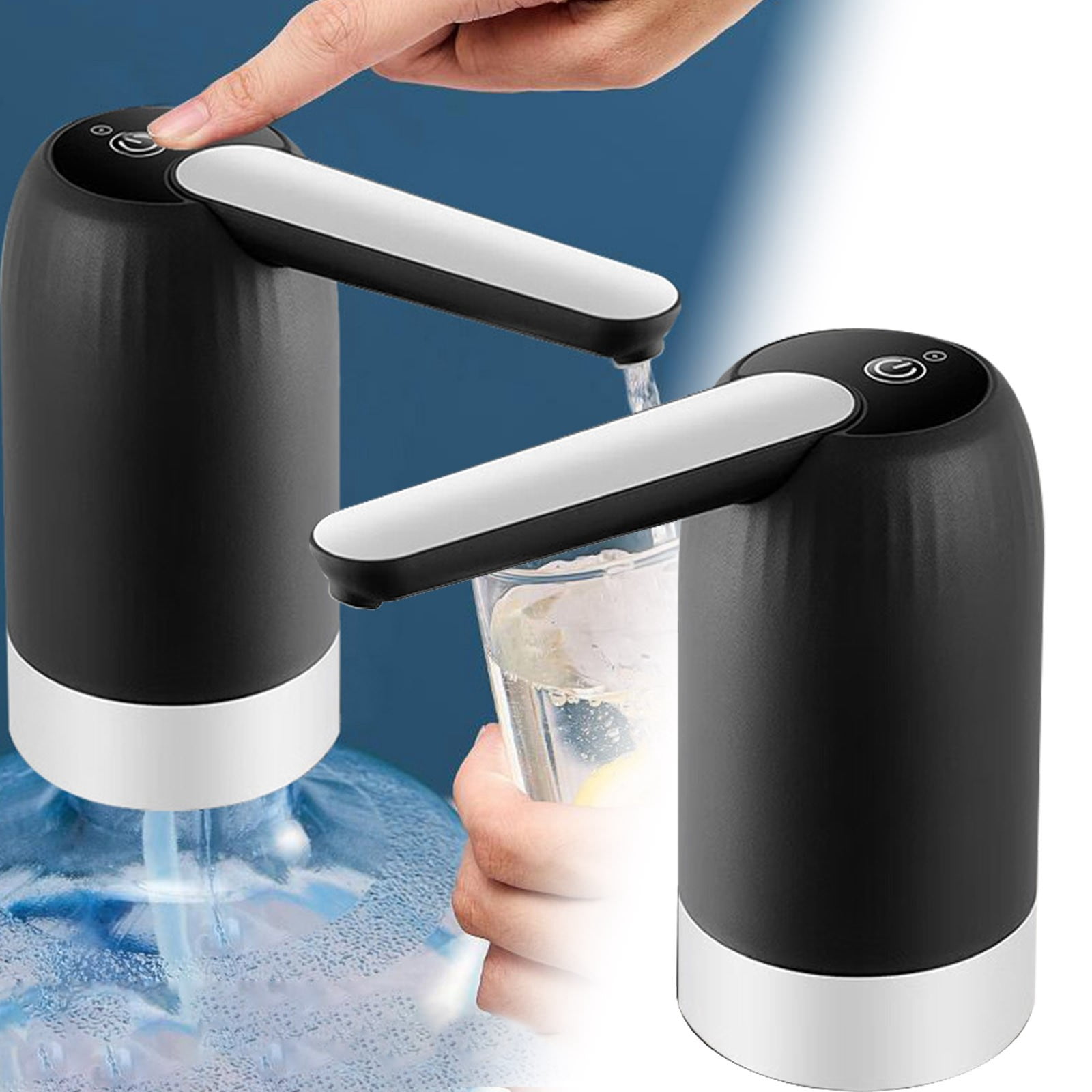 Portable Draw Water Tool With USB Data Silicone Water Pipe Water Cat