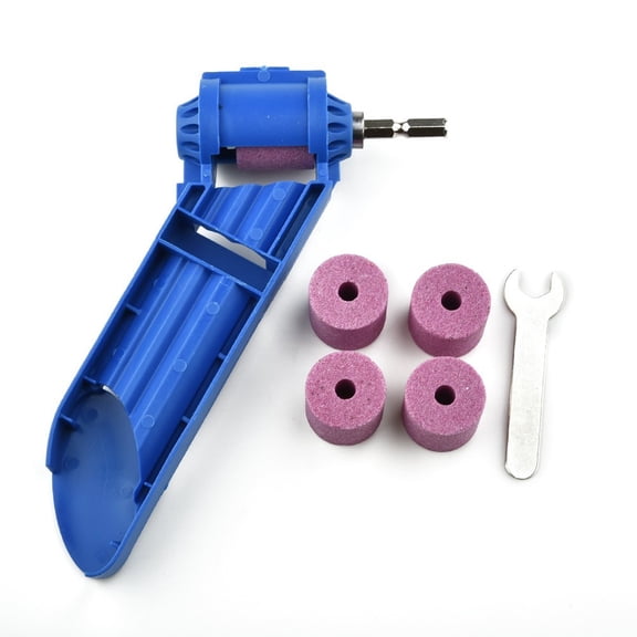 Portable Drill Bit Sharpener Sharpening Tool Corundum Resisting Grinding Wheel