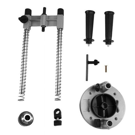 Portable Drill Guide Attachment, Drill Adapter for Hand Drills, Universal Bench Clamp Holder, Repair Tool Stand